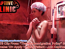 Naked BTS From Sandra Chappelle The New Immigration Policy,  Takeout Interrupts The Scene Film At CaptiveClinicCom