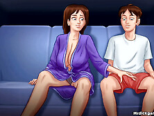 Spreads, cum inside mom