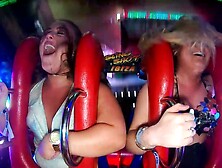 Scottish nip slip tan lined boobs on slingshot