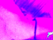 Intense hump with a slim,  handsome lady under UV light - greatest porn!