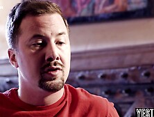 MILF Stepmother Fucks Her Son's Friend In Law Office