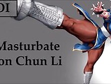 Correte 2 Veces Con Chun Li.  Joi Con Mamada Y Anal.