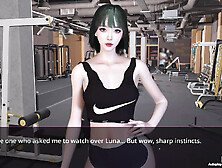 EP9: Fan Meets Exhibitionist Luna in the Public Toilet - Female Anchor Next Door