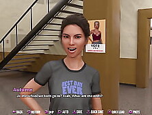 College Kings two #03 - Route - Saving The Breasty Red Head And This babe Sucks All Of My Moist Cum Out Of My Large White Wang