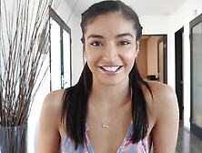 Juicy girl Emily Willis is stretched with a big black pecker