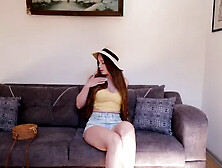 Bracht Een Medereiziger Mee Naar Huis, Ze Liet Haar Grote Borsten En Poesje Z...