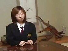 Korean girl masturbating and gets help