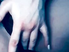 Hottie bitch collected clips into ebony underwear