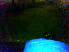 Public park whore in leather jacket fucking on bench doggystyle