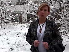 Blonde Cougar Laura Is Fucking With Stranger For Some Cash - Laura Blonde