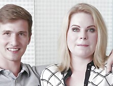 Pretty Wife Adry Berty Lets Cuckold Watch as She Takes Dick