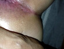 Le dejo abierto el culo a colombiana y le digo que saque la leche