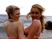 Busty Beach Duo - Realbikinigirls