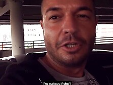 Outdoors parking lot sex with blonde Web Cam-Angel