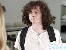 Master mother I'd like to fuck Barbie Feels Bows Stepson Over the Counter and Spanks Him for Having Bad Grades S3:E6