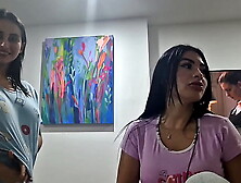 Video night with my best friend and her stepbrothers ends in an orgy and sperm in my twat - ALEJANDRA PALACIOS