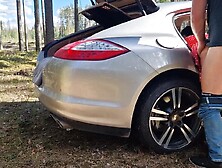 Nearly Caught Screwing mother I'd like to fuck In The Forest