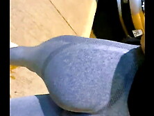 I can't stand it and I fuck my gf's best friend in the backseat of the car after leaving the GYM - I SHIELD HER REAL AMATAUR RID