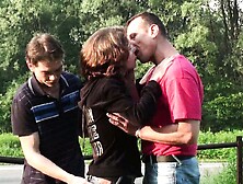 Daring Public Group Sex Gangbang Threesome Orgy Part 1