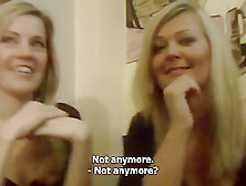 Blonde MILF fucks in public place