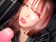 Super Cute Japanese Gal Gives Blowjob In The Car!