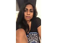 Hot brunette selfie nude masturbate