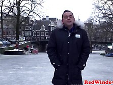 Dutch prostitute cummed on in holland