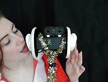 Jodie Marie ASMR Mrs Claus Ear licking & Kisses Video