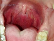 VERY sexy redhead's large open throat } Giantess Vore { Huge Mouth POV