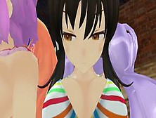 [Mmd Giantess Vore] Haruka's Big Experit (Patron Commission)