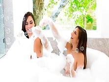 Unimaginable Karlee Grey and Nina North - reverse cowgirl sex - Jules Jordan