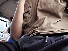 Desi Handjob in the Bus Part 2