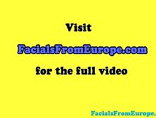 Facial Loving Euro Sucking And Fucking