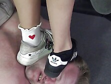 Nikki and Ariel Trampling