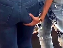 Public dry humping twerking thot grinding