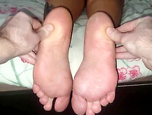 Relaxing foot rub for the stepmom