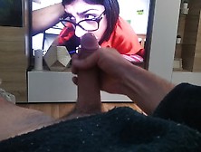 Jerking Big Cock, Watching Porn, Tits Mia Khalifa Anal, Fucking With Glasses, Sucking Giant Cock, Swallow