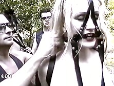 Outdoor Punishing Lesson In The Forest