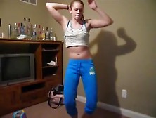 Incredible twerk web camera legal age teenager 18+ video