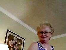 Cute Old Lady Gilf Mature Woman Dancing In Such An Arousing Way