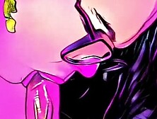 Watch this super slow blowjob animation in up close with Nubiles in action