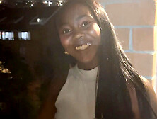 20 Year Old Ebony Teen Takes Big White Cock in Tight Ass - Amateur Anal Creampie