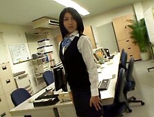 Gangbang In The Office With Hot Ass Secretary Saionji Reo.  Hd