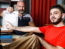 Musclebear Montreal & Adrian Rose In French Lessons With My Stepdad