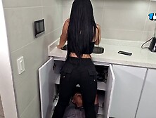 Lustful Colombian seduces the plumber and ends up riding his schlong - ALEJANDRA PALACIOS