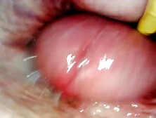 FANTASTIC INTERIOR POV. CAMERA INSIDE HER SNATCH WHILST I FILL HER WITH CUM