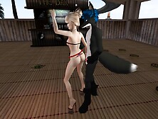 Human Female And Furry Fox Intro(dance)