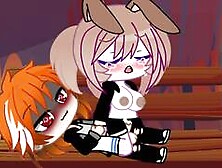 Fucking on a public bench - Gacha Club