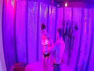 Miles hanging Miss Demeanor and Bambi Bliss in dungeon