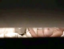 This awesome babe with big boobs masturbates in the shower